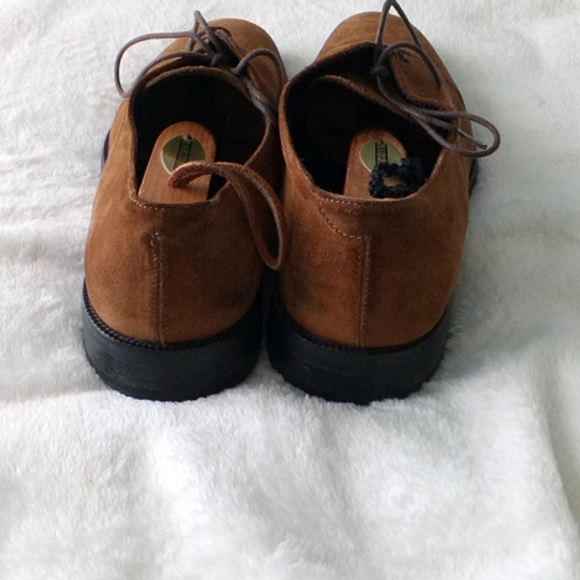 Size 10 men\'s Suede oxford shoes (cognac) main image 4